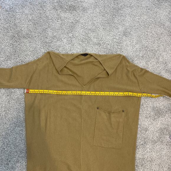 Kerisma V-neck Tan‎ Oversize Sweater Fitted Sleeves size m/l Pre-owned - Picture 5 of 6